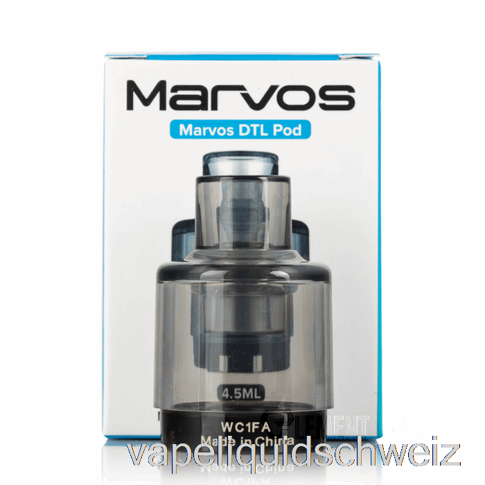 Freemax Marvos T Ersatz-Pods 4,5 Ml PCTG-Pods (schwarz) Vape Liquid E-Liquid Schweiz